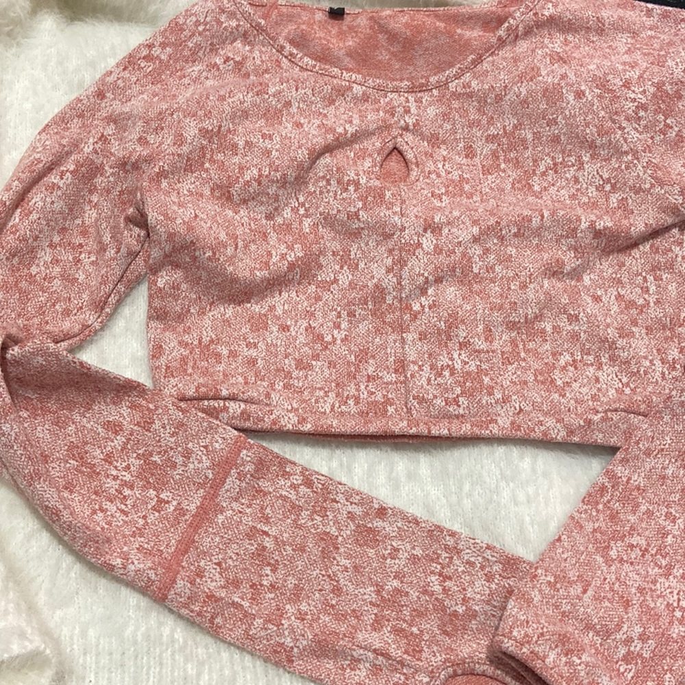 Gymshark pink crop top